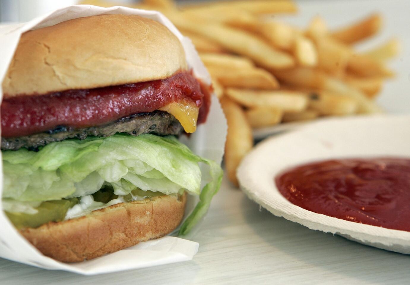 The classic Apple Pan burger.