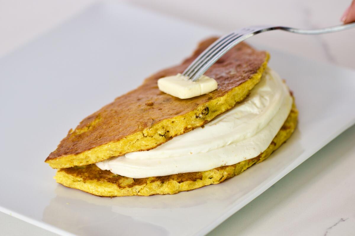 A cachapa from Amara Cafe in Pasadena.
