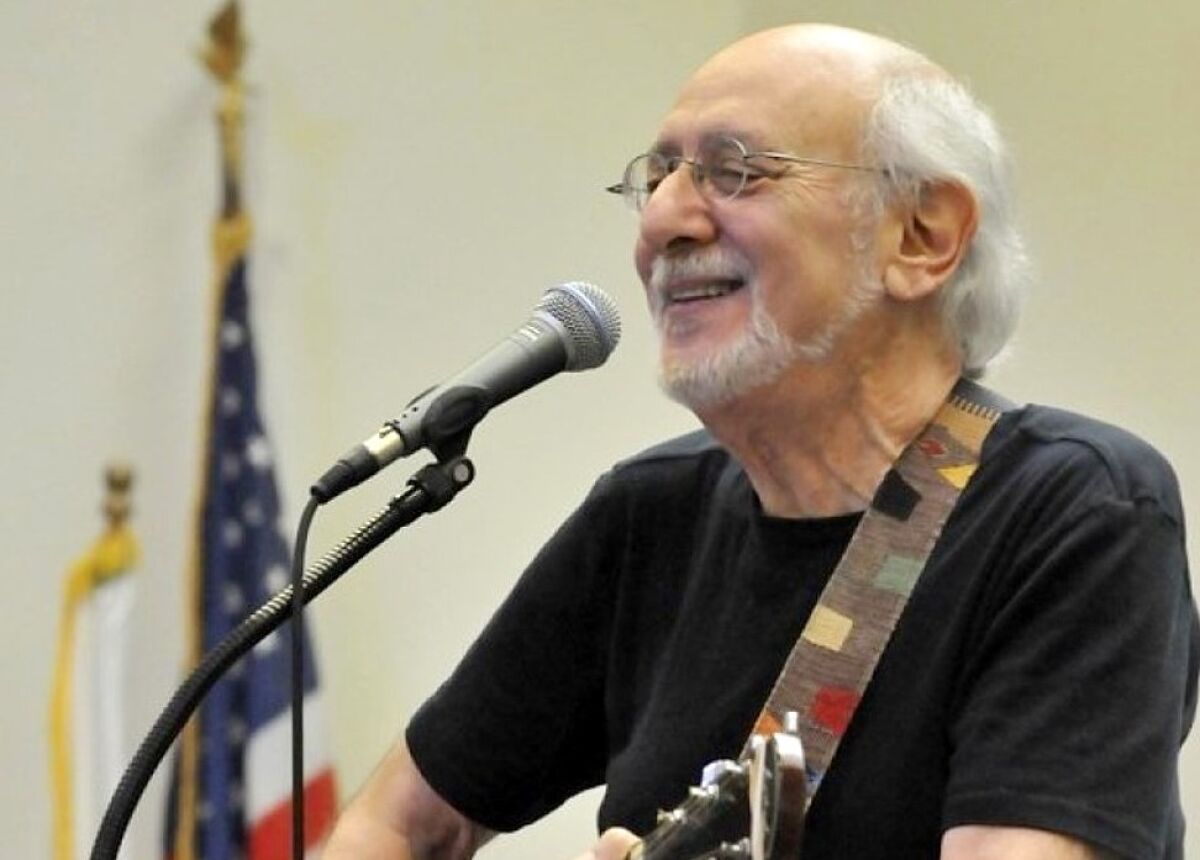 Peter Yarrow — the Peter in Peter, Paul and Mary — will perform a solo concert at a La Jolla home, Feb. 28.