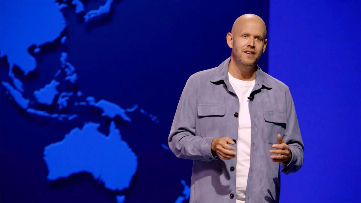 Daniel Ek, founder and chief executive of Spotify.