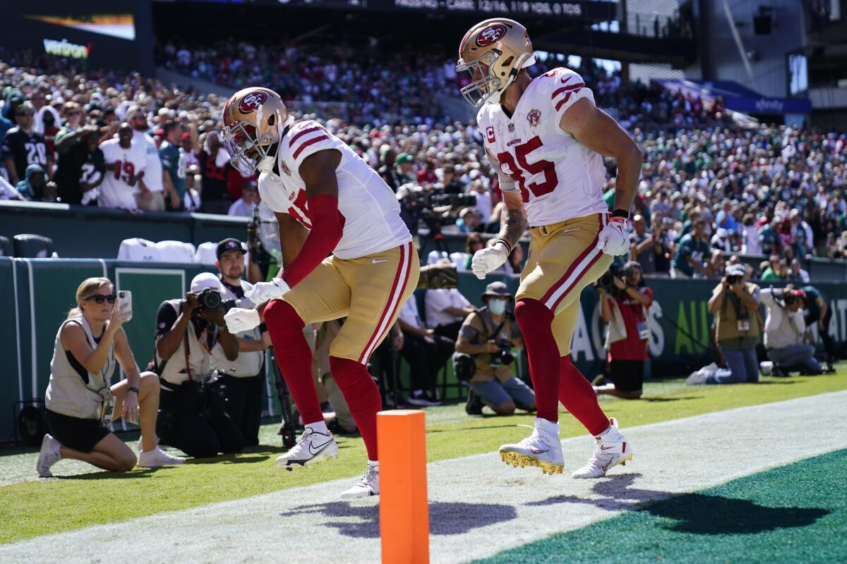 Jimmy Garoppolo x George Kittle San Francisco 49ers  San francisco 49ers  football, San francisco 49ers, 49ers