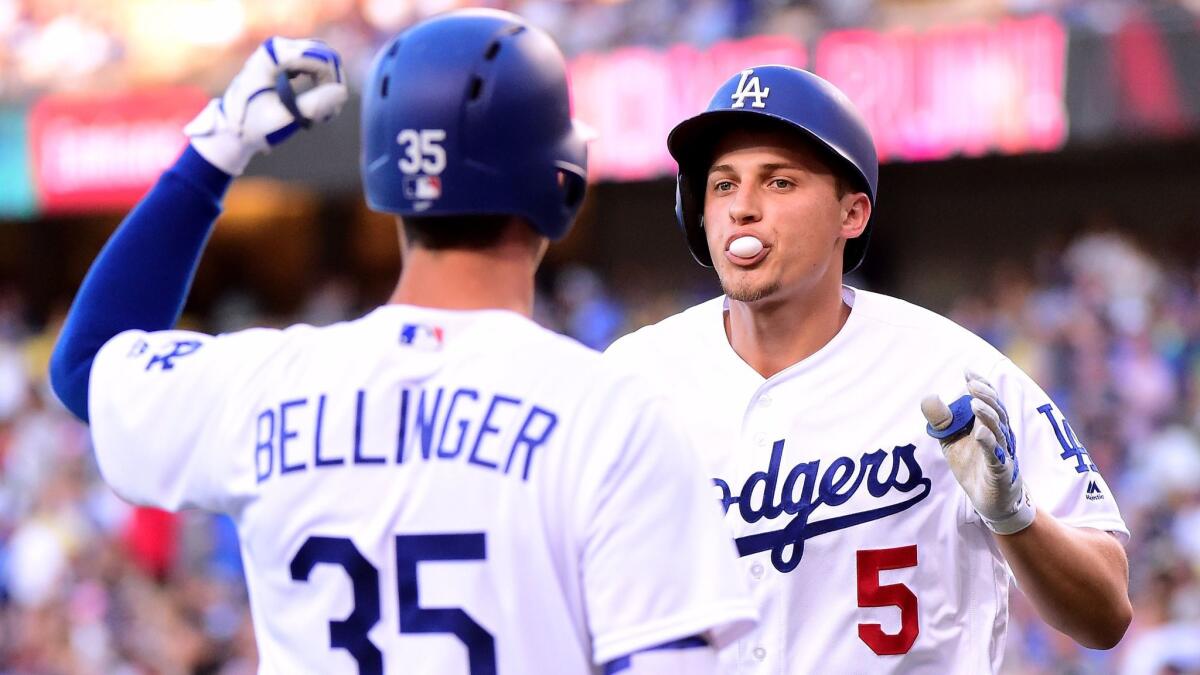 Dodgers Dugout: Corey Seager, Cody Bellinger, Clayton Kershaw