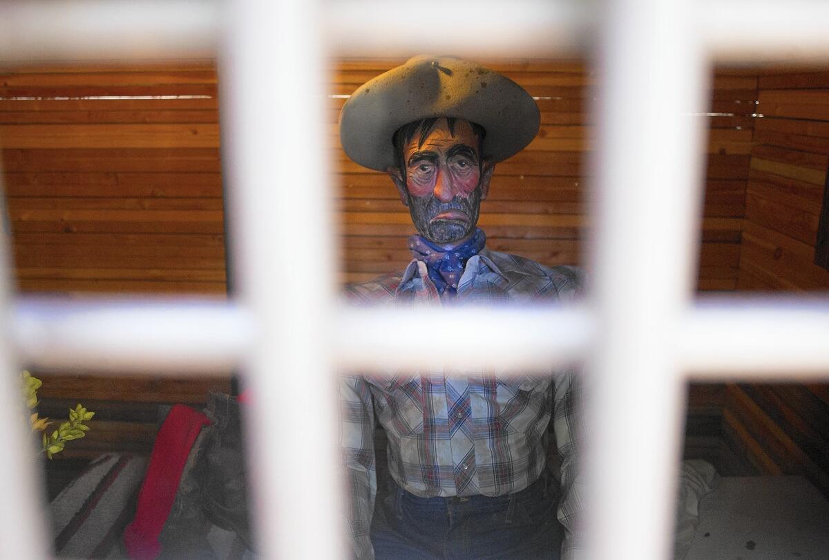 Sad Eye Joe is Knott's Berry Farm's longest incarcerated criminal. Joe has been locked up since 1941.