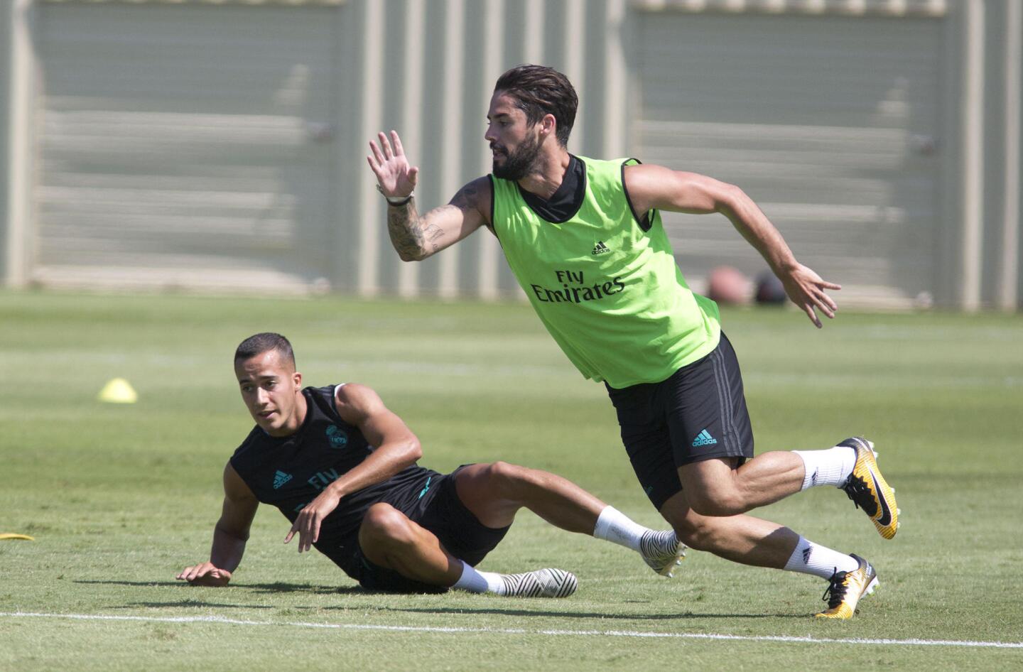 ENTRENAMIENTO DEL REAL MADRID ANTES DE LA COPA INTERNACIONAL DE CAMPEONES