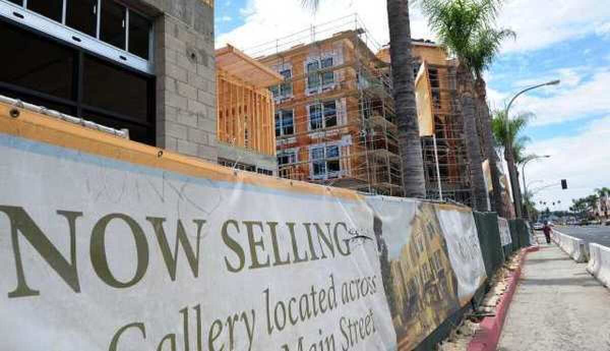 New homes under construction and for sale in Alhambra. Zillow says the housing market has bottomed, with prices making their first year-over-year increase since 2007.