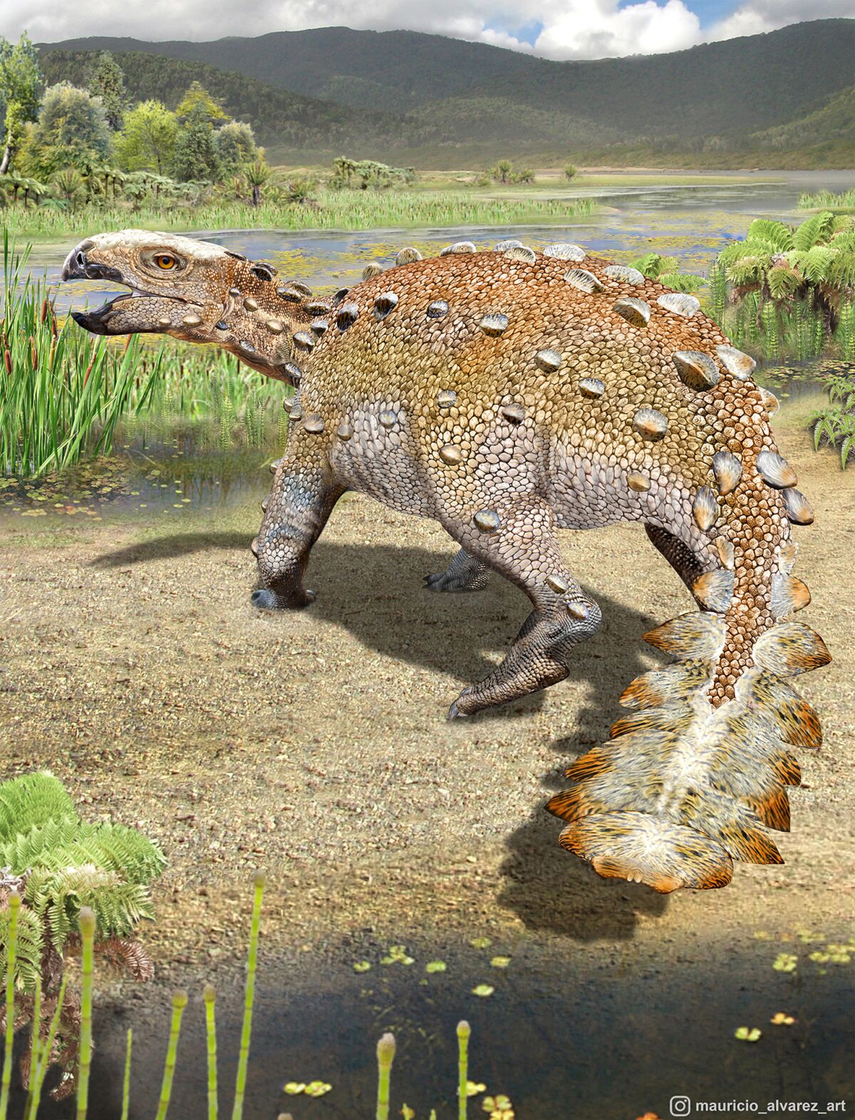 Dinosaurio hallado en Chile tenía una cola cortante única - Los Angeles  Times
