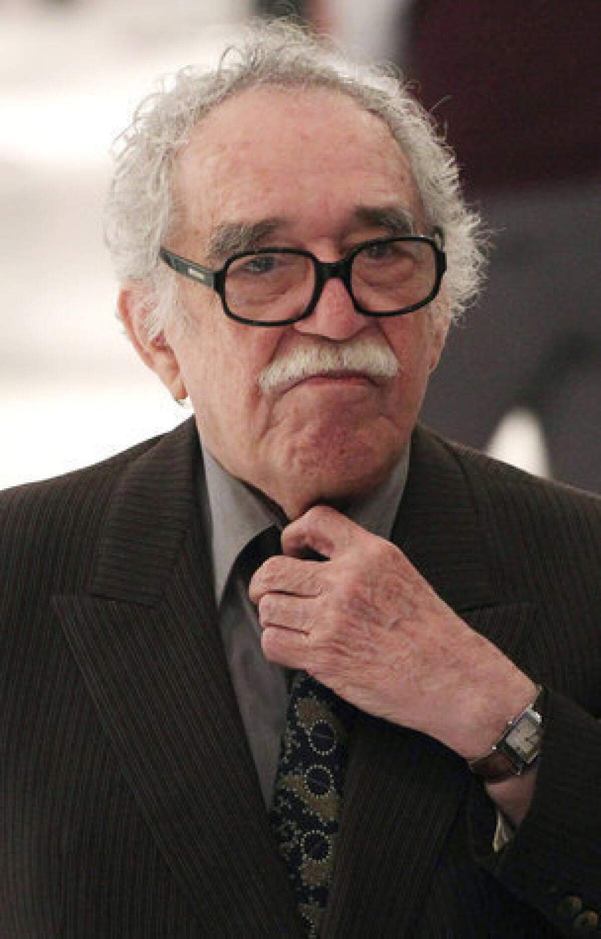 Author Gabriel Garcia Marquez at the Soumaya Museum in Mexico City in 2011.