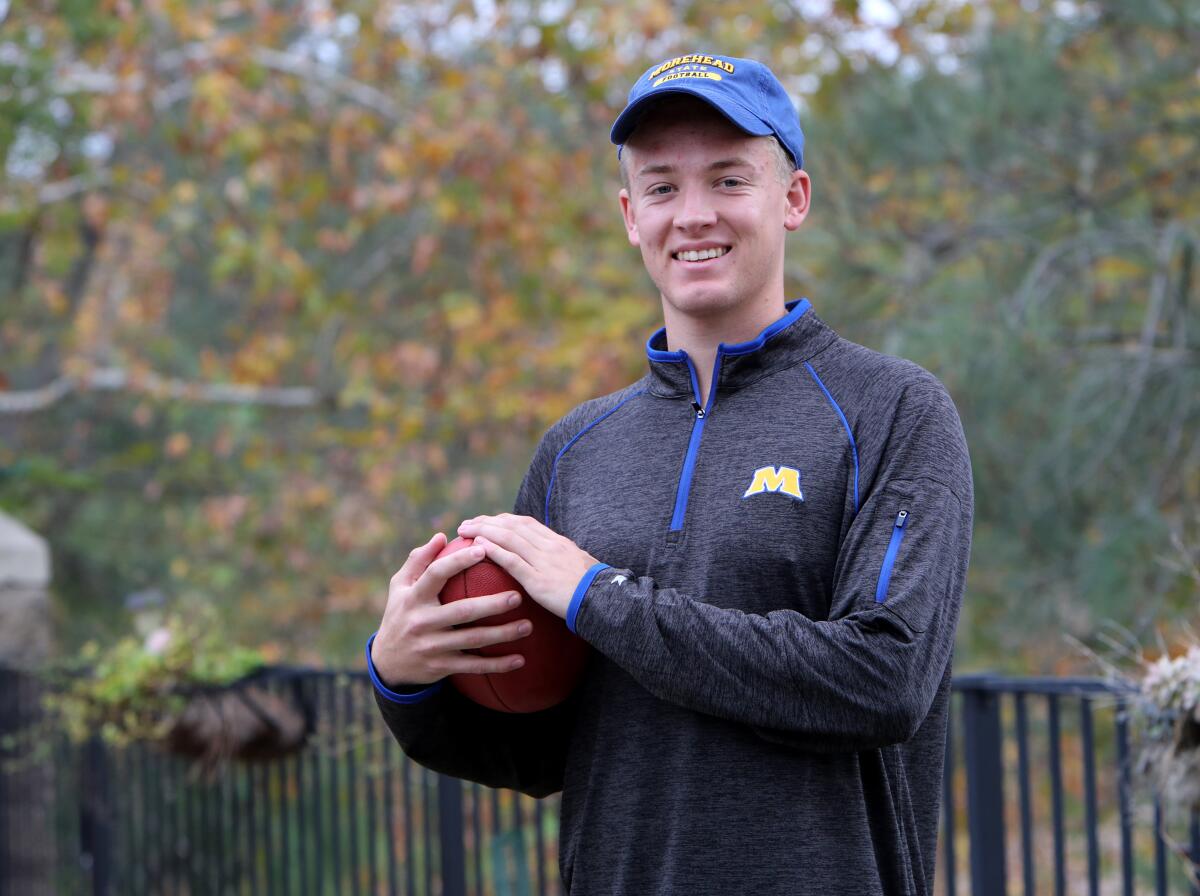 As a senior, Andrew Johnson threw for a school-record seven touchdowns in one game.