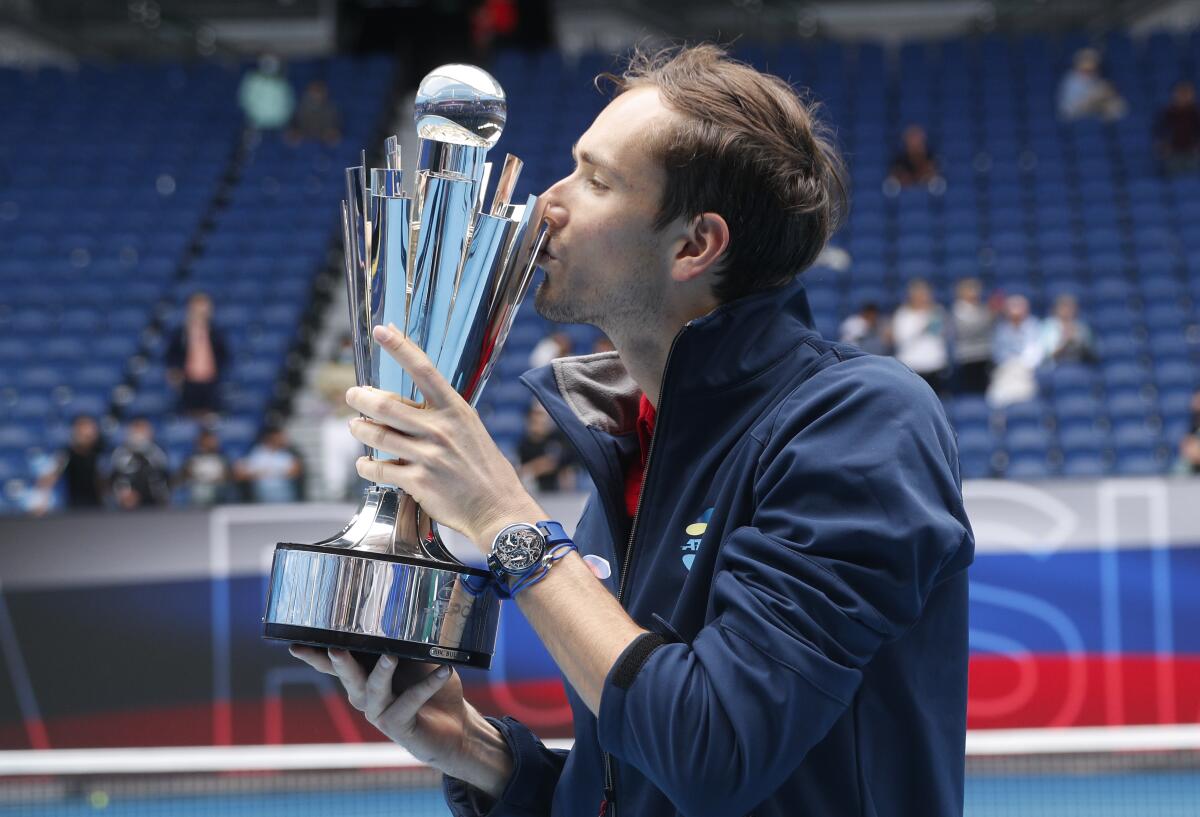 ATP roundup: Daniil Medvedev rallies to title in Vienna