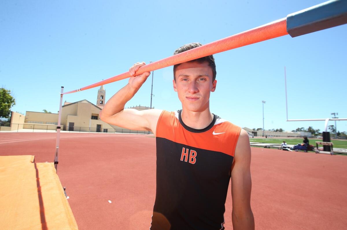Huntington Beach senior Jack Wiseman reached the CIF State championships for the first time this year. On Friday, he qualified for the second day of the state meet in Clovis.
