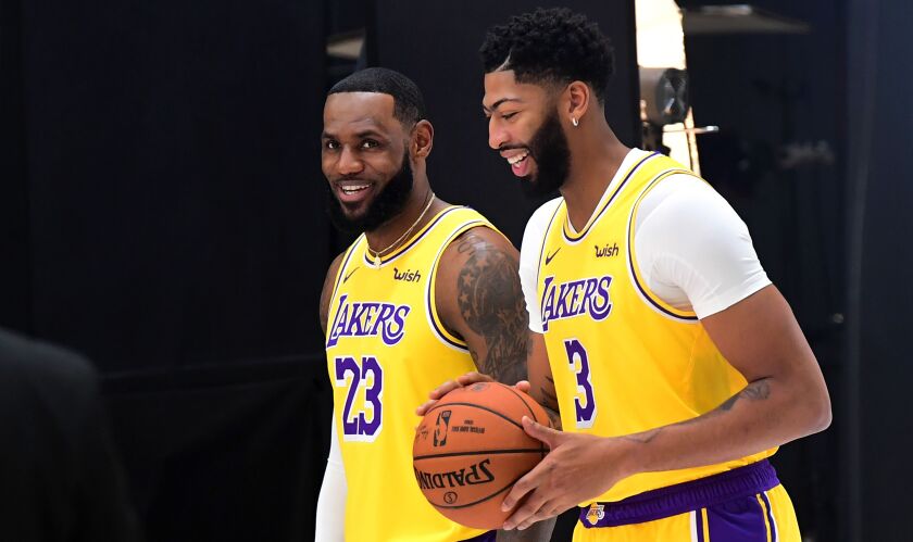 Anthony Davis And Lebron James Form A Mutual Admiration Team Los