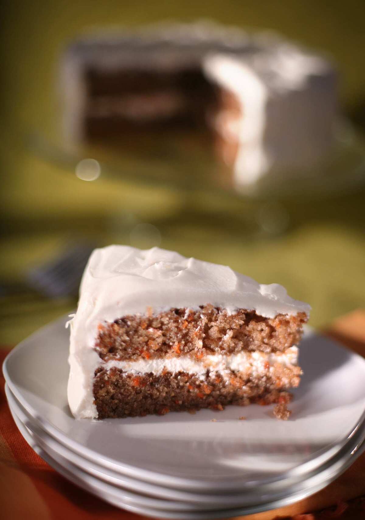 Charm City carrot cake with Duff's cream cheese frosting.