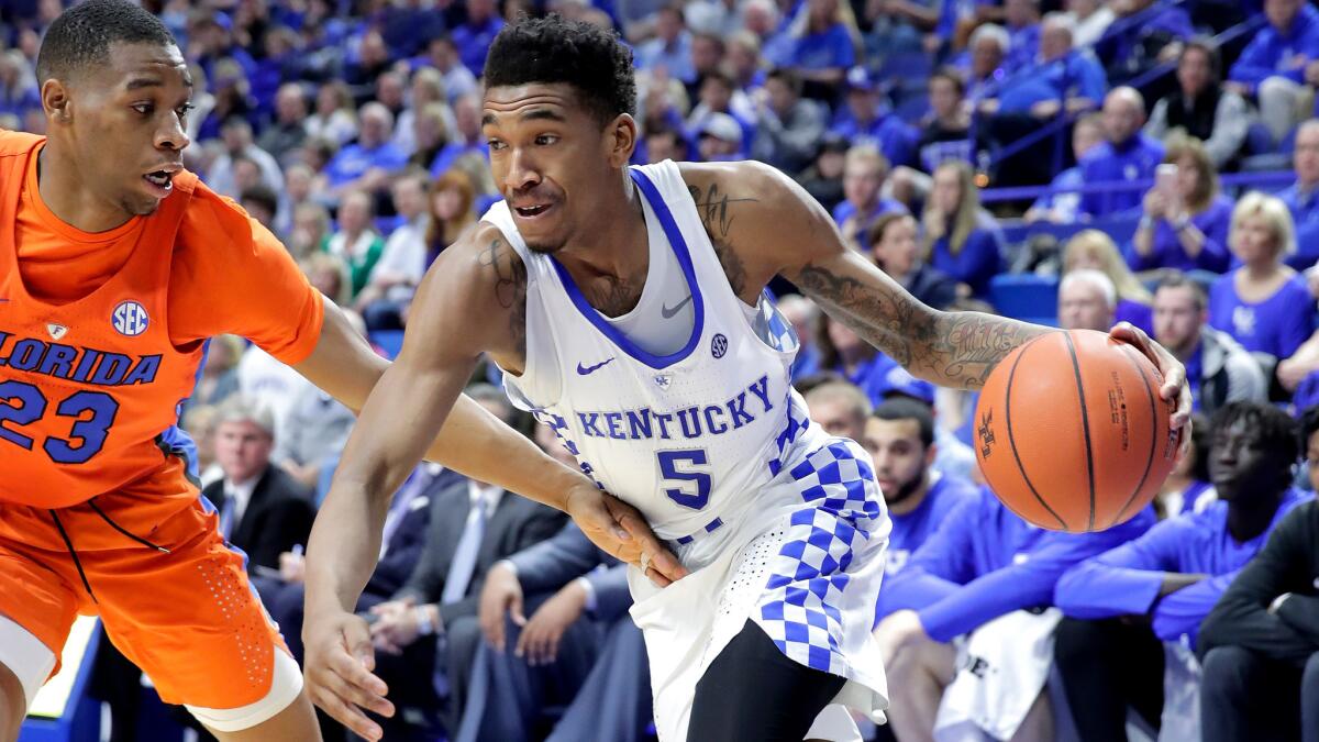 Malik Monk is a driving force for the second-seeded Kentucky Wildcats.
