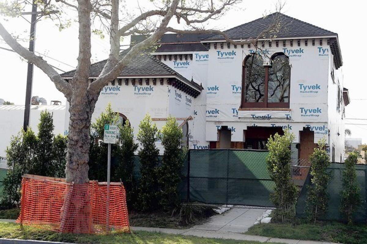 Despite $1.2 million advanced for construction by Davis' trust, the Beverly Hills home sits half-finished because of what the contractor said were his client's "cash-flow" problems.