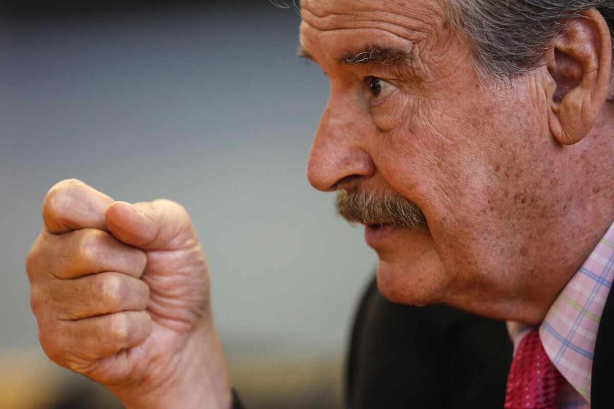 Former Mexican president Vicente Fox