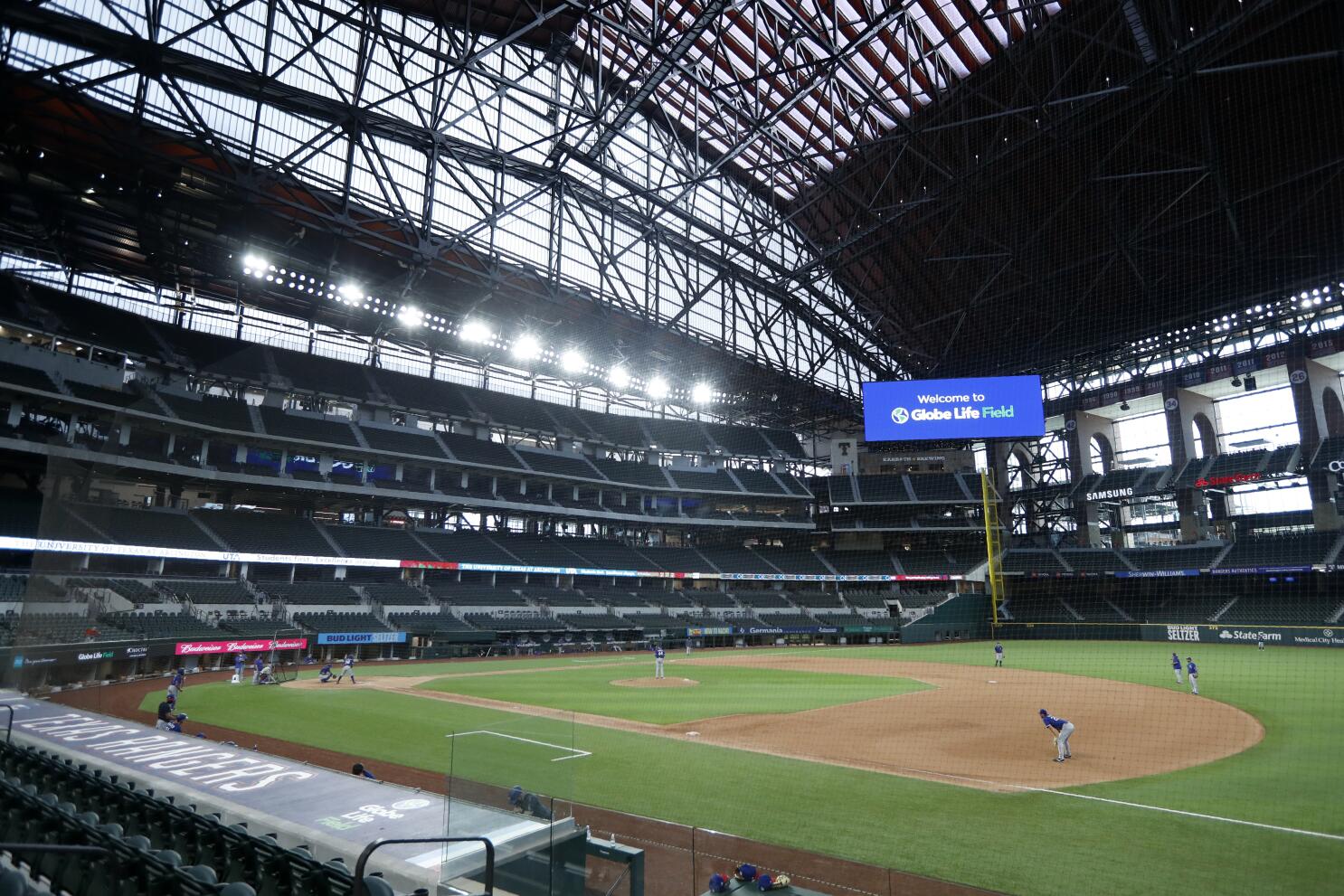 Fire breaks out at Globe Life Field, the new Texas Rangers stadium