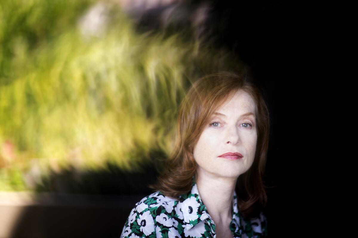 Actress Isabelle Huppert was nominated for her first Academy Award for her performance in "Elle."