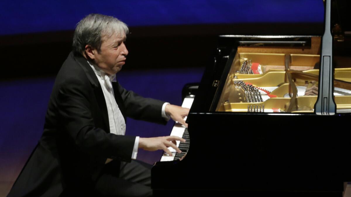 Murray Perahia piano recital at Walt Disney Concert Hall in Los Angeles.