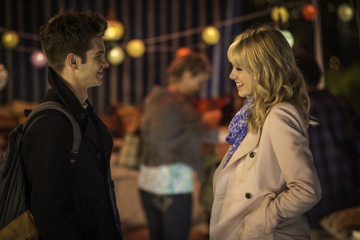 Andrew Garfield and Emma Stone in a Shailene Woodley-less "Amazing Spider-Man 2."