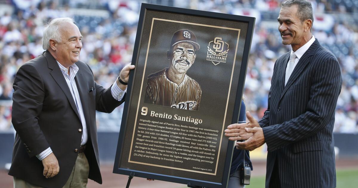 Padres history (Sept. 26): Benito Santiago's hitting streak - The San Diego  Union-Tribune