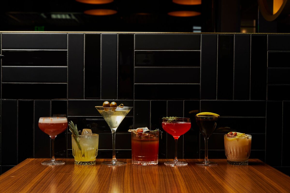 A new line of cocktails from Rare Society Solana Beach.