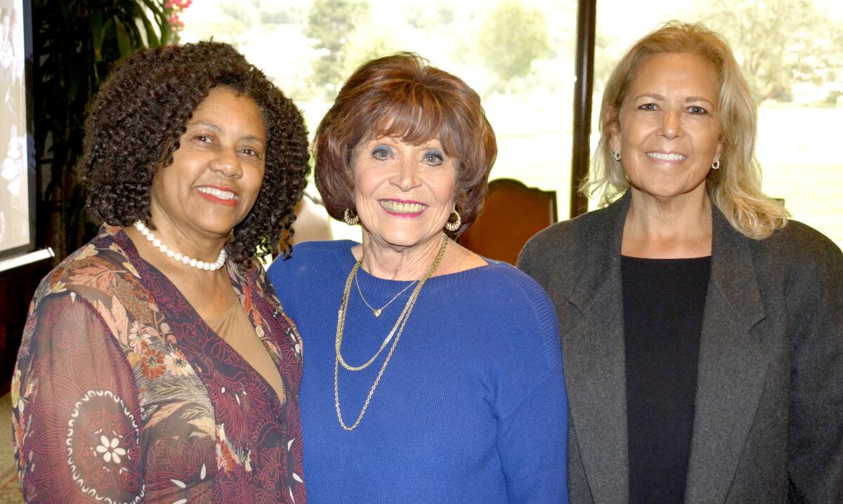 Glenda Jones, from left, Cynthia Faust and Teresa Garcia are among those will serve as guild officers through 2021.