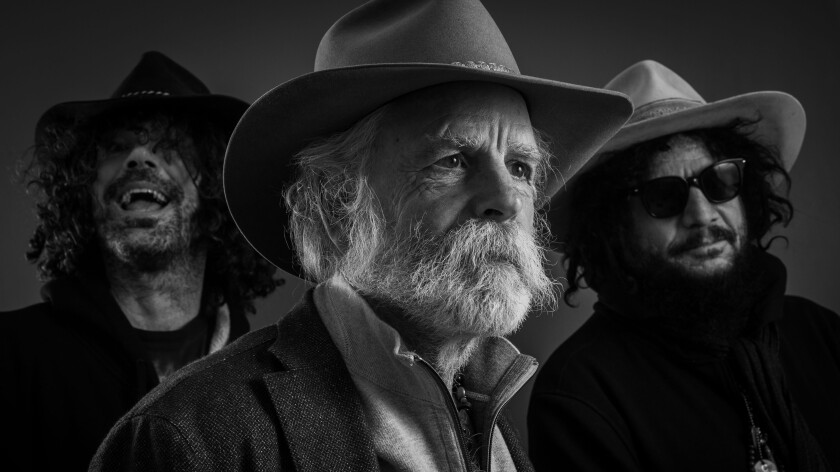 A photo of Bob Weir and Wolf Bros