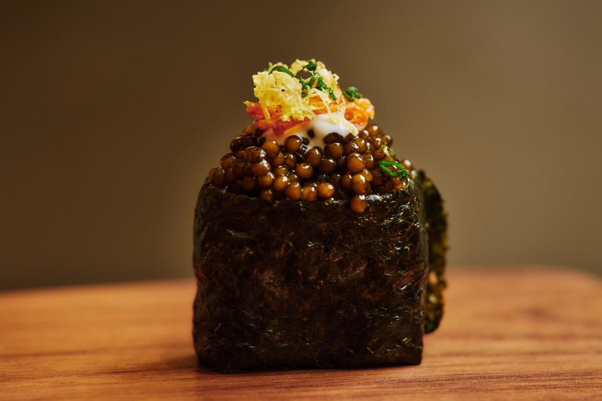 Sushi from the lauded Austin restaurant Uchi 