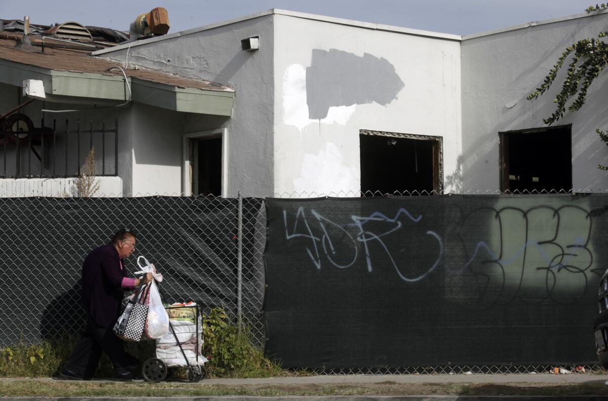 This building at Martin Luther King Boulevard and Norton Avenue in Lynwood was supposed to be converted into a nursing home using money from Chinese investors hoping to get U.S. green cards.