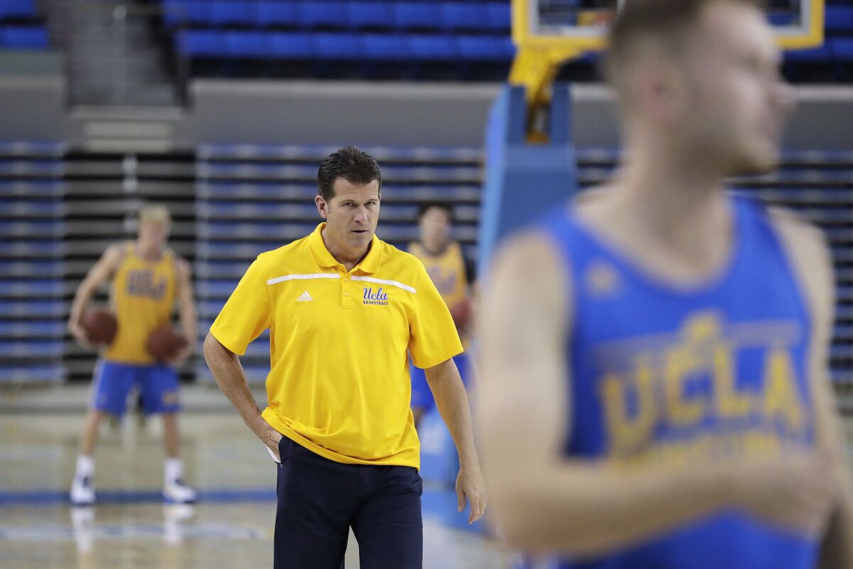 UCLA Coach Steve Alford says the team will play mostly man-to-man defense.