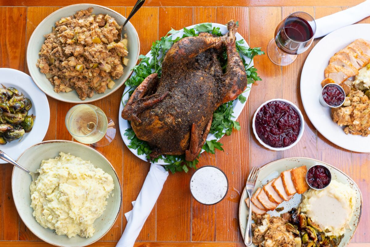 Backyard Kitchen & Tap Thanksgiving feast 
