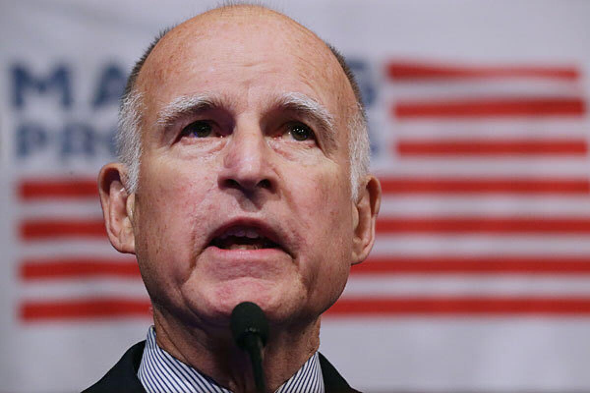 The three California governors before Gov. Jerry Brown allowed many fewer releases.