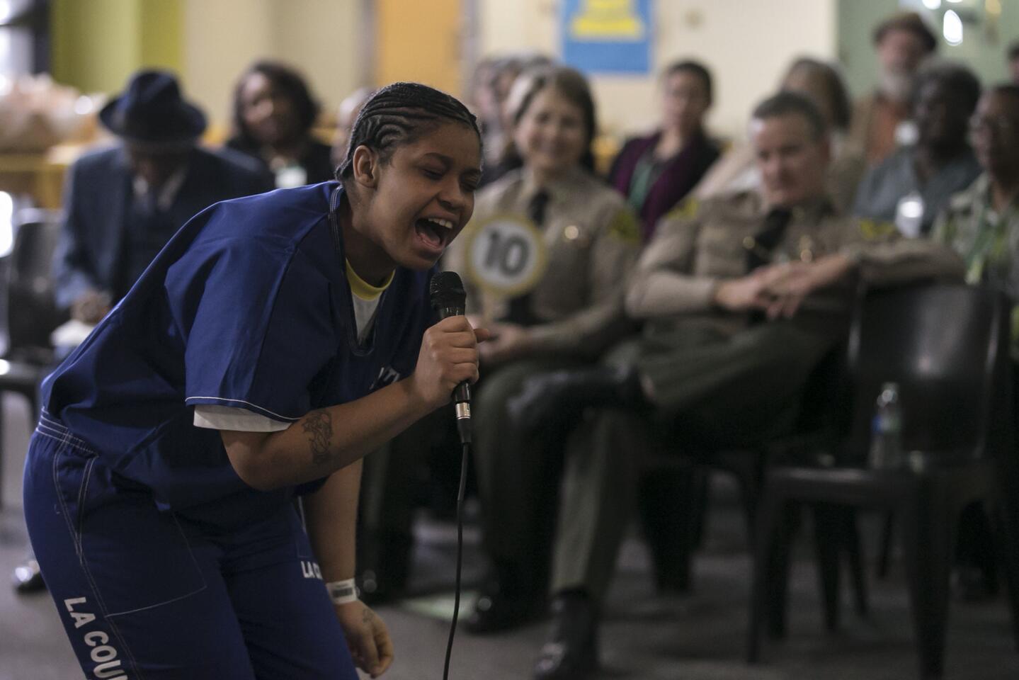 Talent show at Lynwood jail