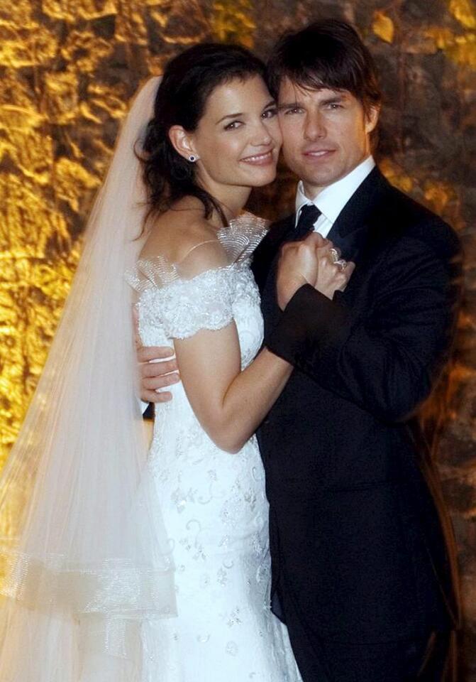 2006: Katie Holmes and Tom Cruise