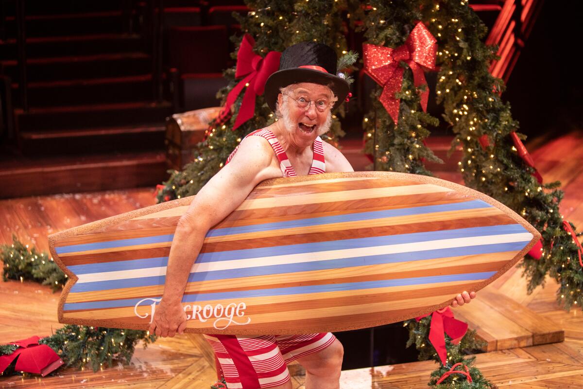 The Old Globe's 2021 production of "Ebenezer Scrooge’s BIG San Diego Christmas Show."