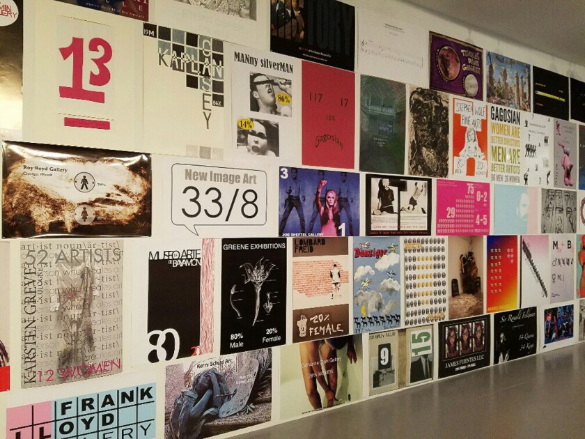 A view of "Gallery Tally" at Los Angeles Contemporary Exhibitions.