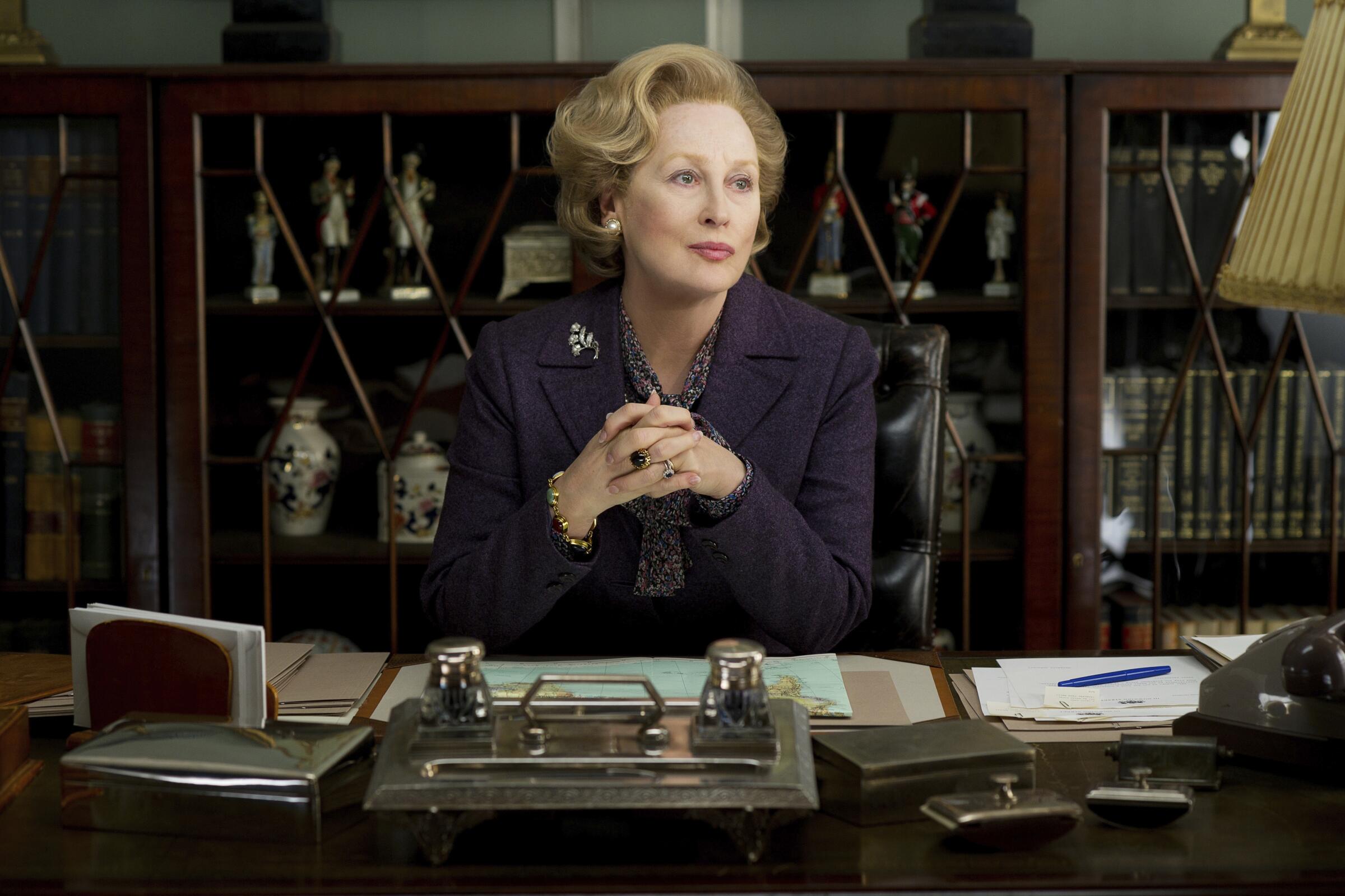 Meryl Streep as Margaret Thatcher in Phyllida Lloyd's "The Iron Lady."