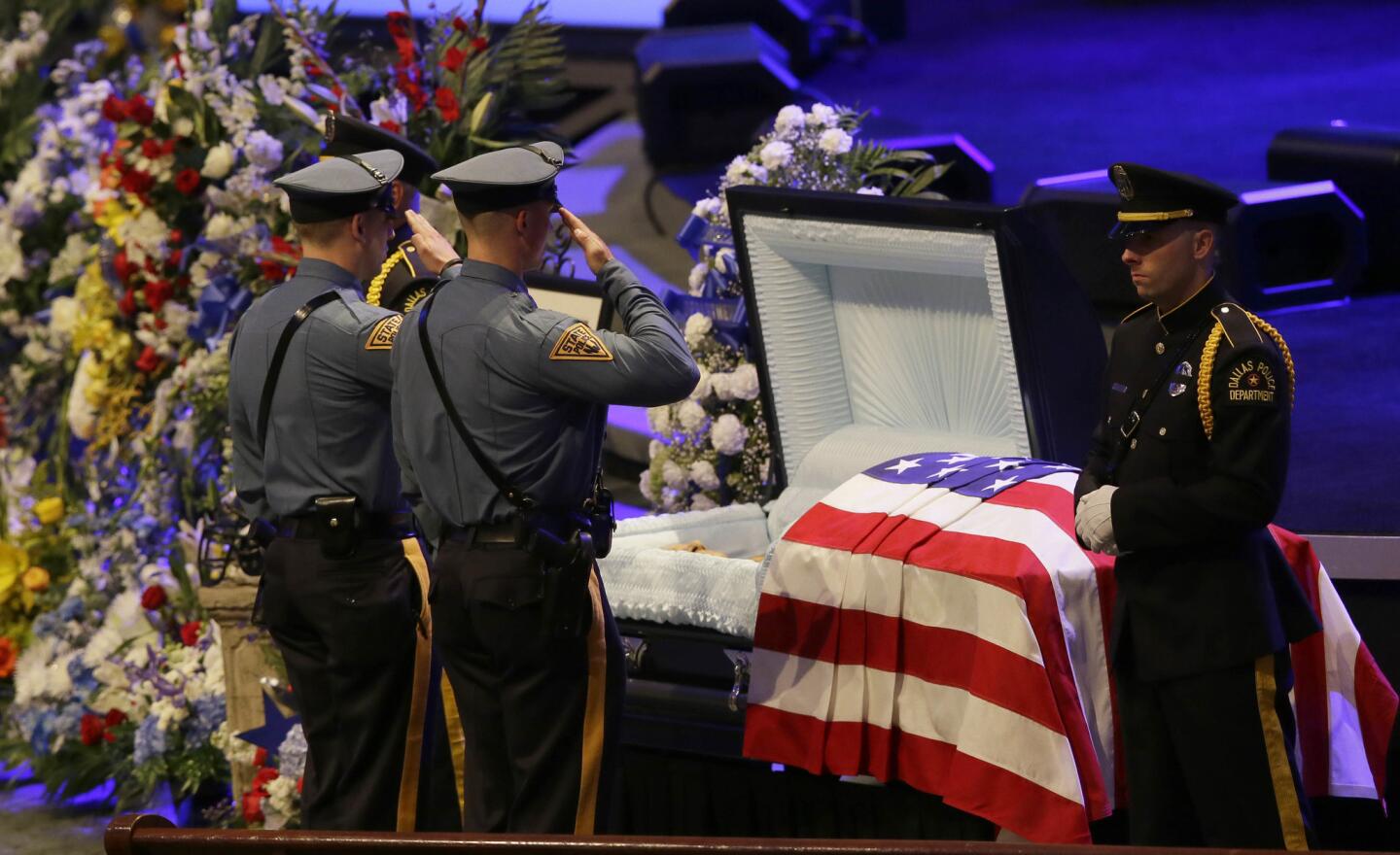 Dallas police officers remembered