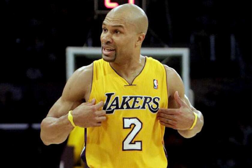 The Lakers don't have plans to sign a point guard, despite the availability of Delonte West and Derek Fisher.