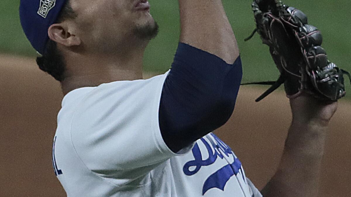 Manny Machado chirps at Brusdar Graterol after strikeout. : r/baseball