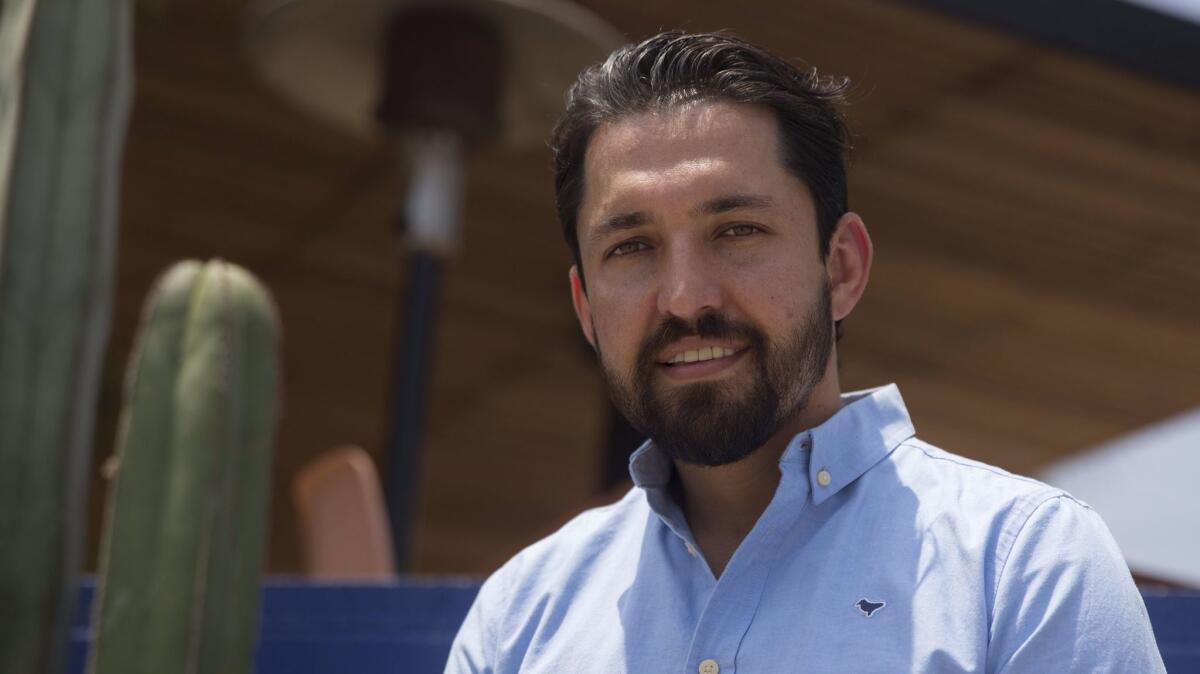 Chef Esdras Ochoa at his Frogtown restaurant, Salazar.