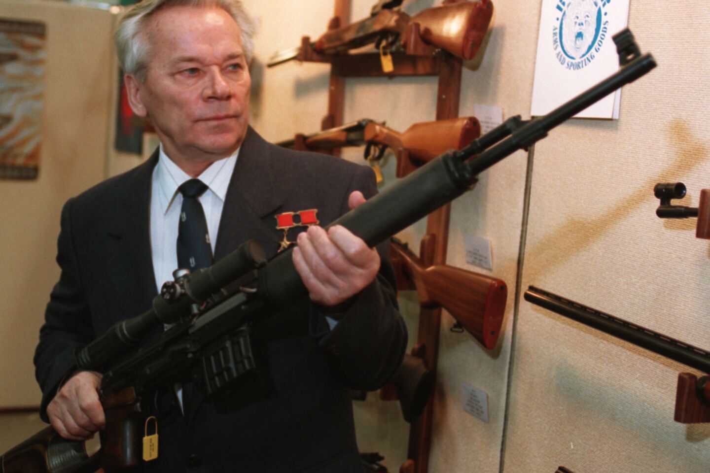 Kalashnikov created the AK-47, a cheap, simple, rugged assault rifle that became the weapon of choice for more than 50 standing armies as well as drug lords, street gangs, revolutionaries, terrorists, pirates and thugs the world over. He was 94.