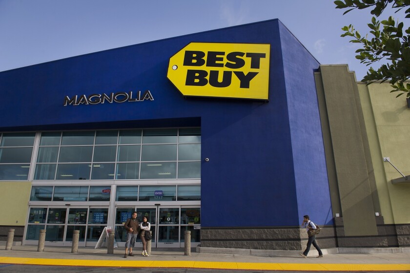 Best Buy sales continue to fall Los Angeles Times