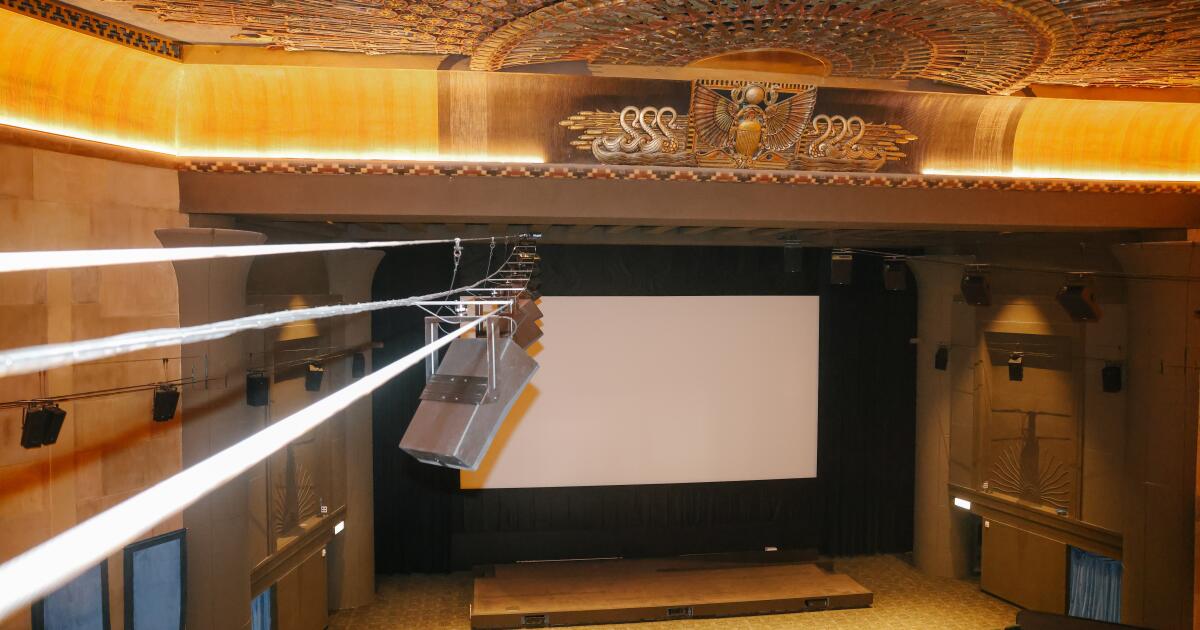 The 101-Year-Old Egyptian Theatre Reopens in Los Angeles After Extensive Renovation