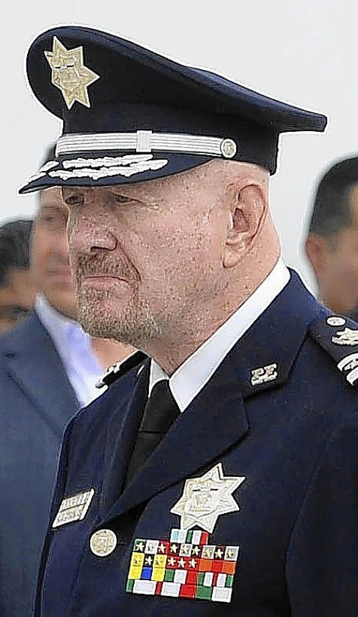 Mexico's national security commissioner, Manuel Mondragon y Kalb, pictured in February, has cited personal reasons for stepping down and said he would continue to serve the government as a consultant.