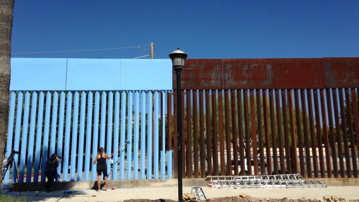 Foto de archivo de la frontera, en Nogales, México.