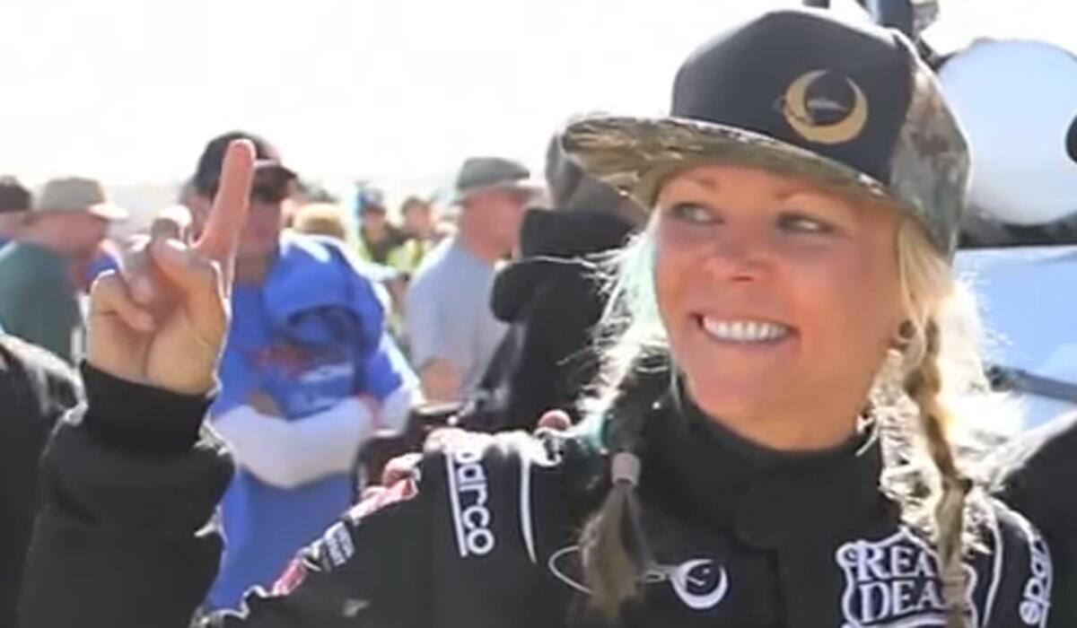Jessi Combs in an image from video.