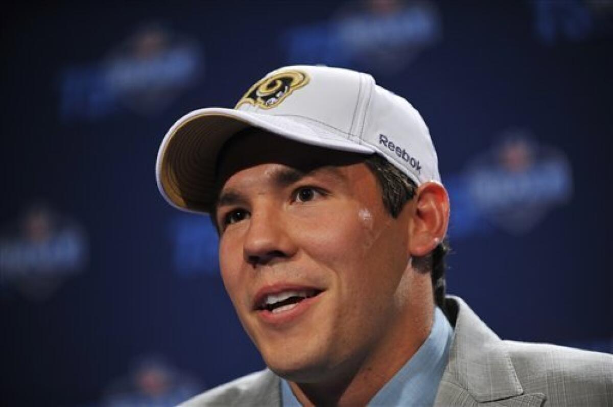 Rams pick QB Bradford with No. 1 pick - The San Diego Union-Tribune