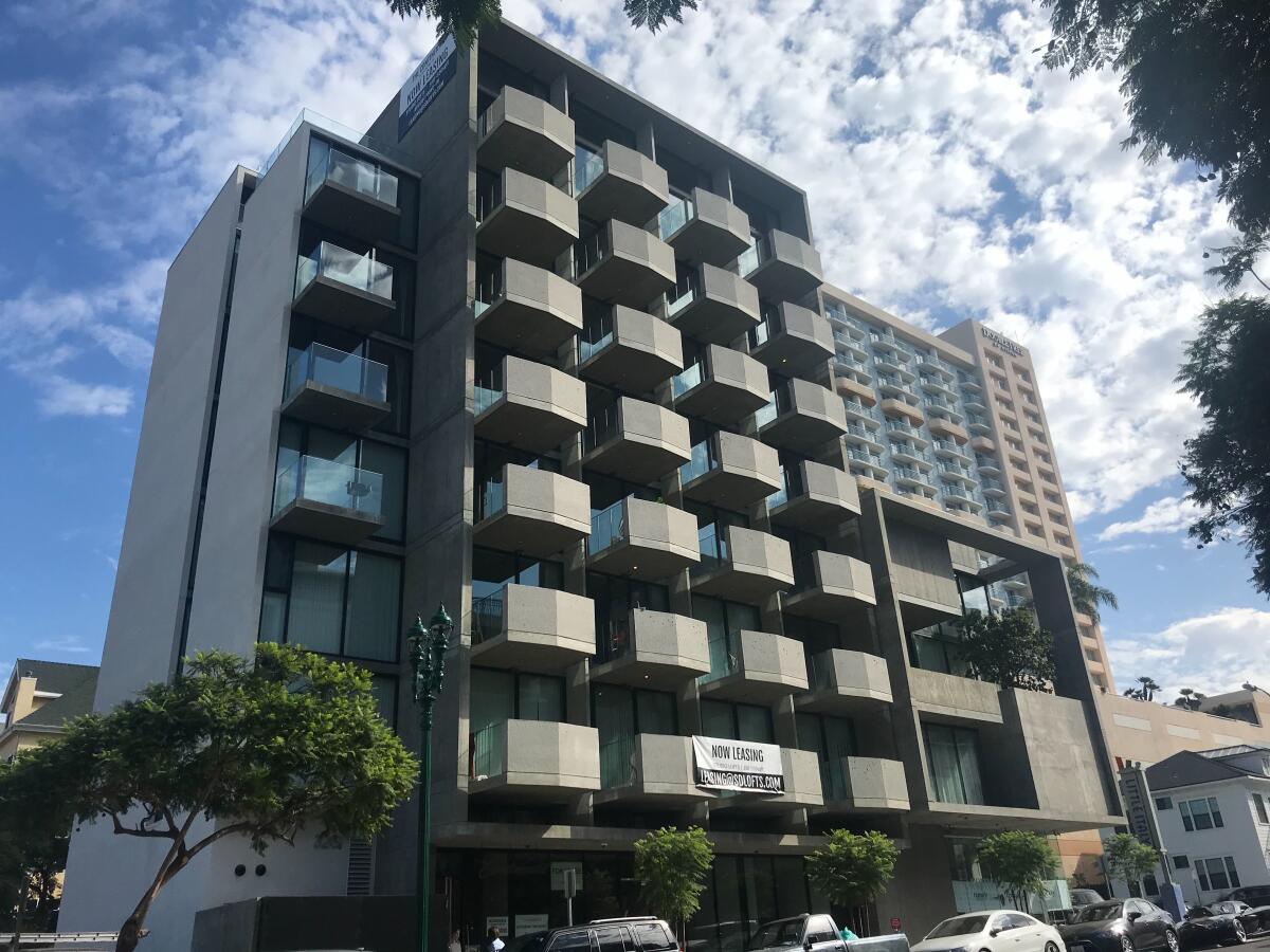 The Continental at 320 W. Cedar St. in Little Italy features micro-unit apartments that are cheaper than the average rent for the area.