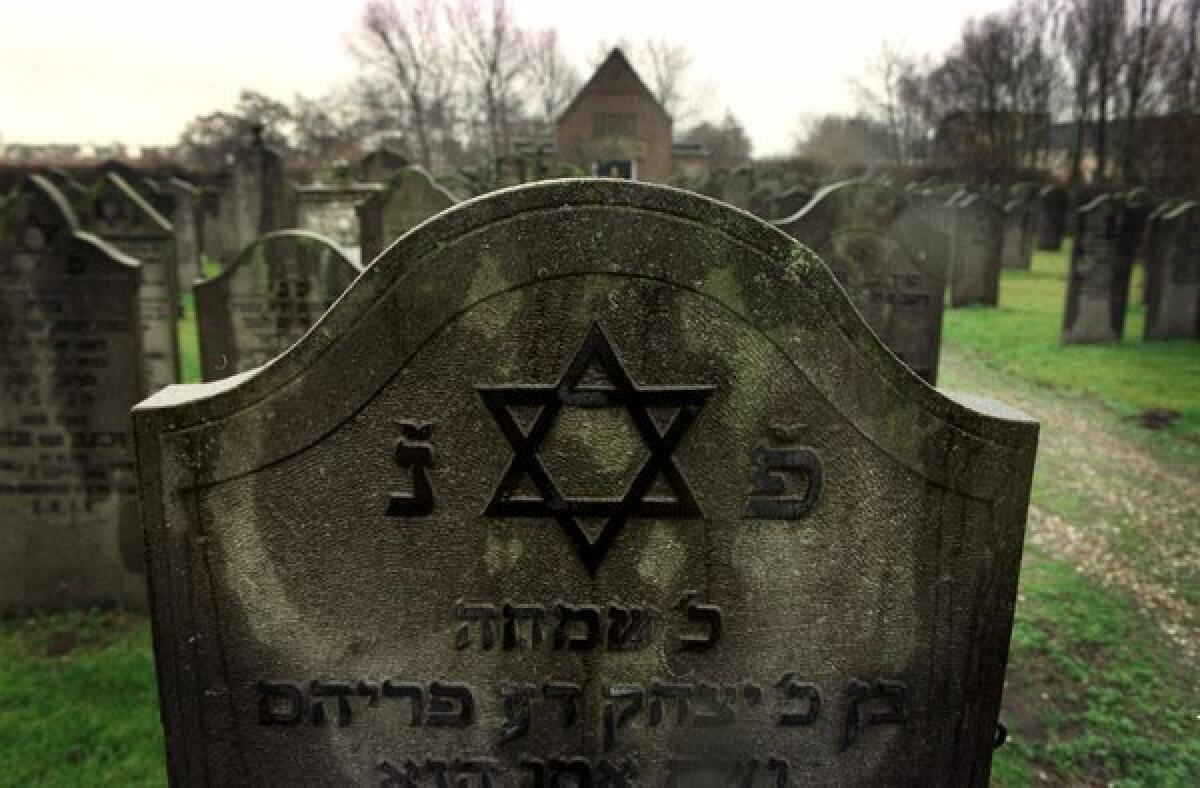 A Jewish cemetery in Holland.
